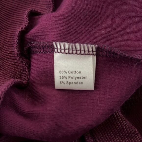 Merokeety Sweater Womens Medium Purple Longline Cardigan Duster Casual Preppy - Picture 6 of 6